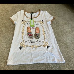 NEW TRICOTTO DONT GET MAD GET NEW SHOES T SHIRT